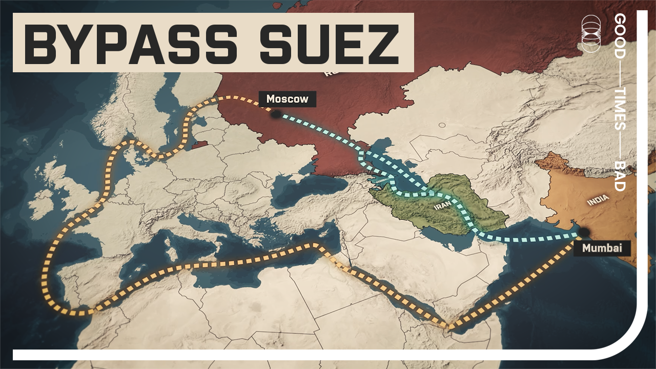 Russia, Iran, and India want to Bypass the Suez Canal via the Persian Corridor 2.0