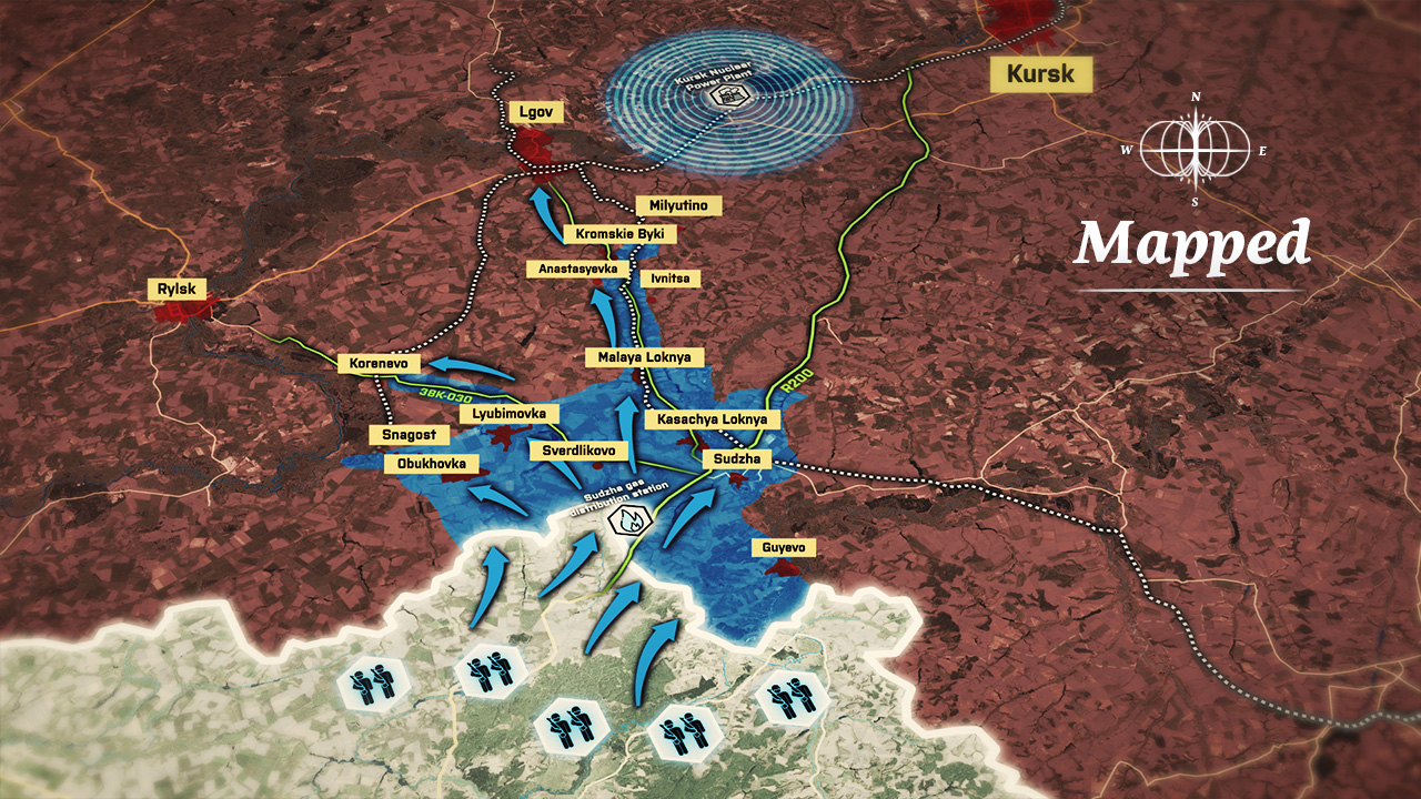 Ukraine Invades Russia Back [Mapped].